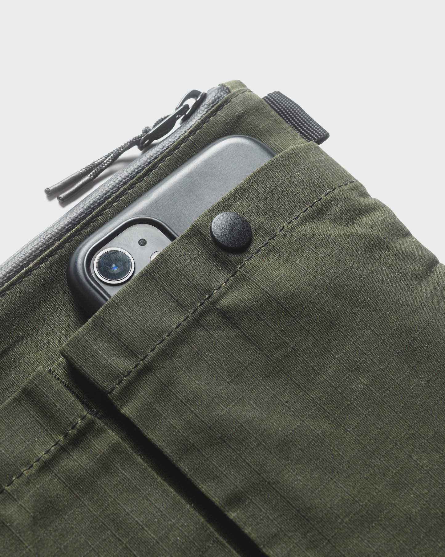 PTT Pleat Sacoche - Olive